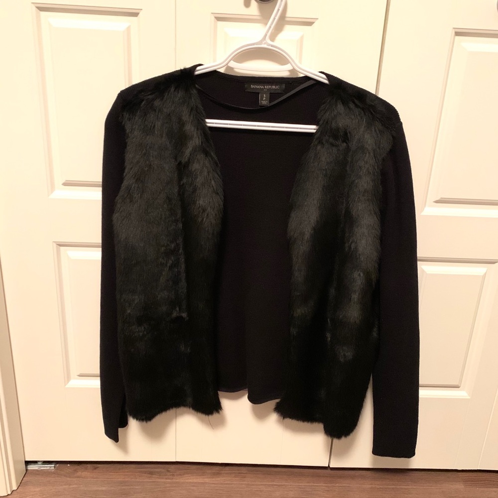 NWOT Banana Republic Faux-Fur Blazer💯
